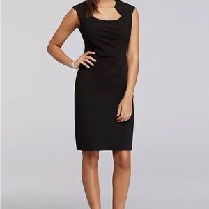 Vince Camuto Black Midi Dress